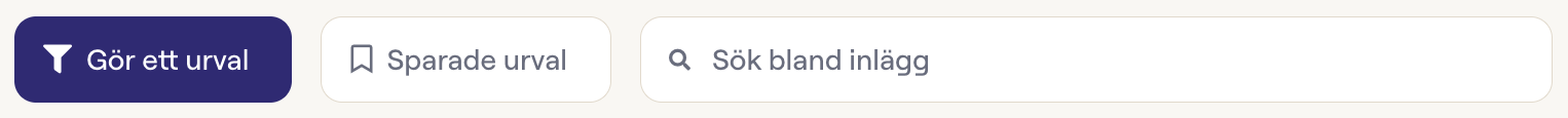 Sök och filter